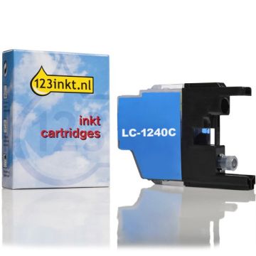 Huismerk Brother LC-1240C Inktcartridge Cyaan