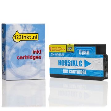 Huismerk HP 951XL (CN046AE) Inktcartridge Cyaan Hoge Capaciteit