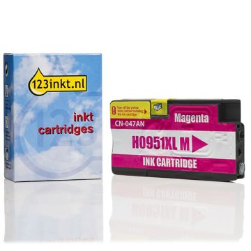 Huismerk HP 951XL/CN047AE Inktcartridge Magenta Hoge Capaciteit