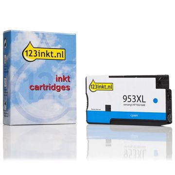 Huismerk HP 953XL/F6U16AE Inktcartridge Cyaan Hoge Capaciteit