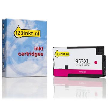 Huismerk HP 953XL/F6U17AE Inktcartridge Magenta Hoge Capaciteit