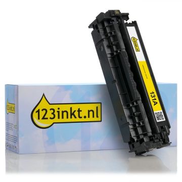 Huismerk HP 131A (CF212A) Toner Geel