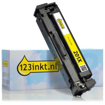 Huismerk HP 201X (CF402X) Toner Geel Hoge Capaciteit