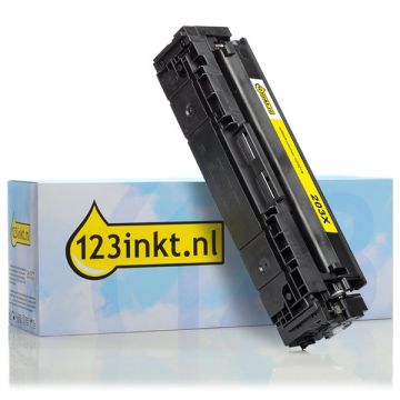 Huismerk HP 203X (CF542X) Toner Geel Hoge Capaciteit