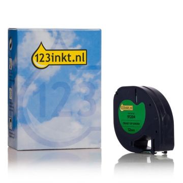 Huismerk Dymo 91204 Tape 12 mm Groen