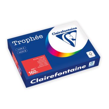 Trophée Gekleurd Papier A4 160 g/m² Rood