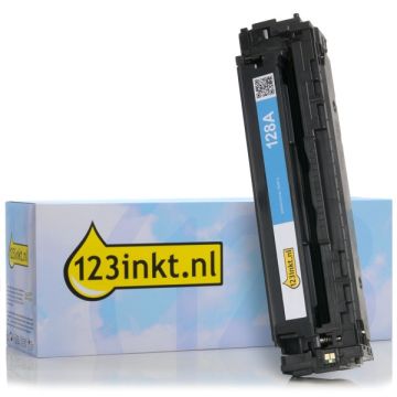 Toner 123inkt HP 128A/CE321A cyaan