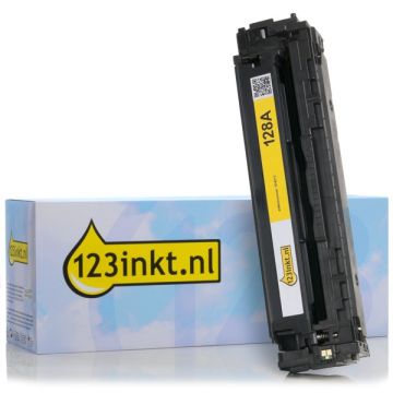 Toner 123inkt HP 128A/CE322A geel