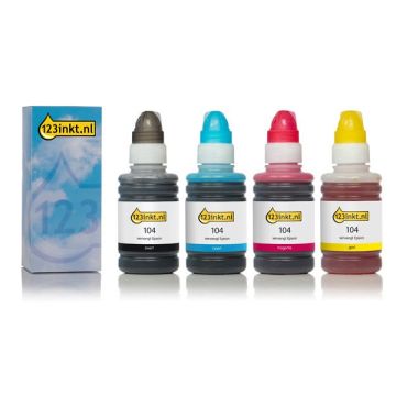 Huismerk Epson 104 Inktcartridge CMYK