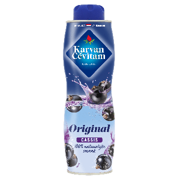 Vruchtenlimonadesiroop Cassis Original Fles