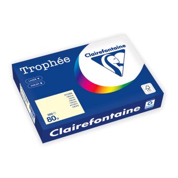 Trophée Gekleurd Papier A4 80 g/m² Crème