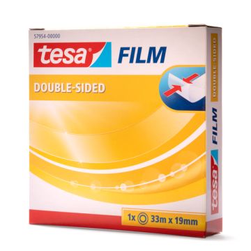 Tape dubbelzijdig Tesa 19mm x 33m