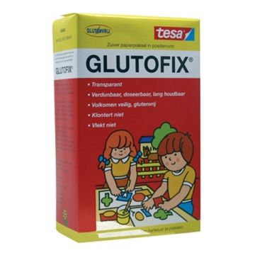 Papierplaksel Tesa glutofix poeder/500g