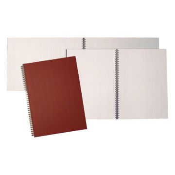 Kasboek 294 x 452 mm 16 kolom Rood