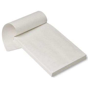 Kladblok 67,5x110mm blanco/ pk50