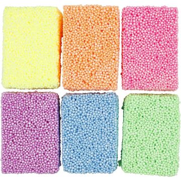 Boetseerklei soft foam neon kl./ds6x10g