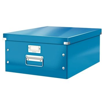 Opbergdoos Leitz click+store groot blauw