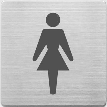 Pictogram staal dames