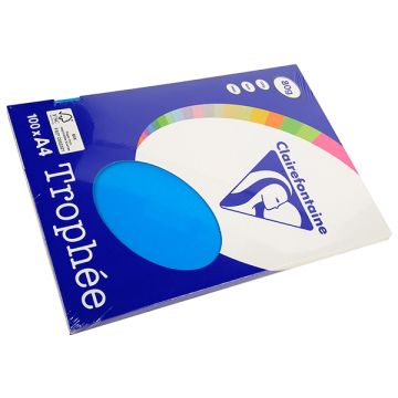 Papier A4 80g caribbean blauw