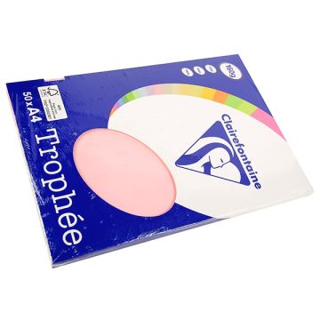 Papier A4 160g roze/pk50v