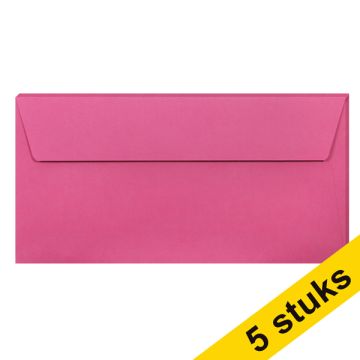 Envelop EA5/6 120g roze/pk5