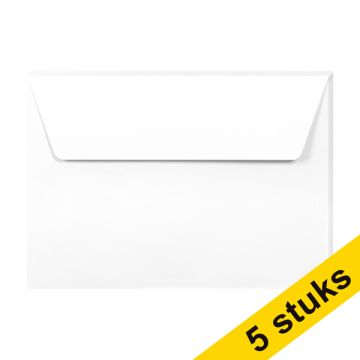 Envelop C6 120g wit/pk5