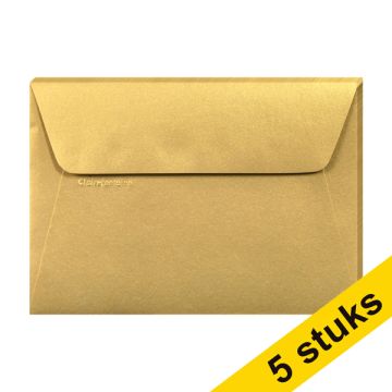 Envelop C6 120g goud/pk5