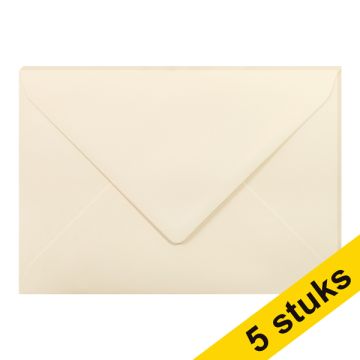 Envelop C5 120g ivoor/pk5