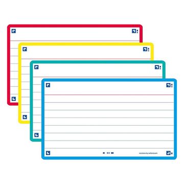 Flashcard A7 lijn ass/pk80