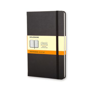 Notitieblok Moleskine pocket lijn zwart