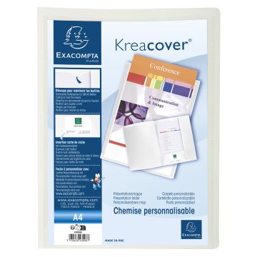 KreaCover Presentatiemap A4 Wit