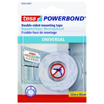 Klussentape Powerbond Uni 19mmx1,5m