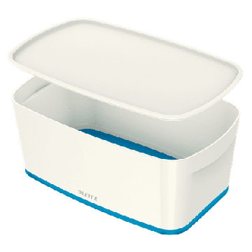 MyBox Opbergbox S Wit/Blauw - 5 L