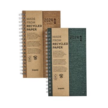 Ecorama Kazar Zakagenda met Spiraal 89 x 160 mm 7 dagen per 2 pagina's Assorti