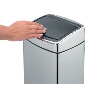 Afvalbak Touch Bin 10 L Grijs