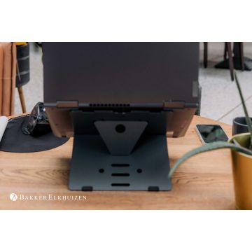 Ergo-Q 160, Laptop standaard mobiel, Robuust, 5 standen, Aluminium, Lichtegewicht, Space Grey