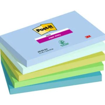 Super Sticky Notes Oasis Colour Collection 76 x 127 mm