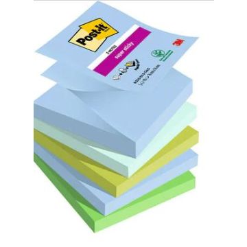 Super Sticky Z-Notes Oasis Colour Collection 76 x 76 mm