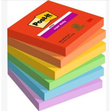 Super Sticky Notes Playful Colour Collection 76 x 76 mm