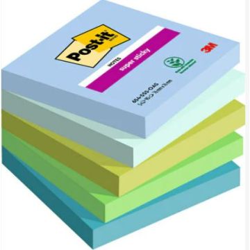 Super Sticky Notes Oasis Colour Collection 76 x 76 mm