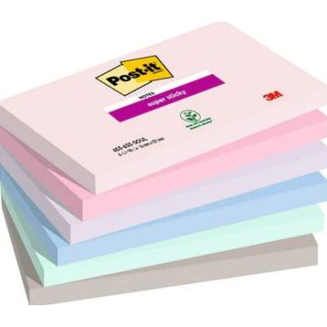 Super Sticky Notes Soulful Colour Collection 76 x 127 mm