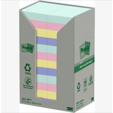 Recycled Notes Pastelkleuren 38 x 51 mm