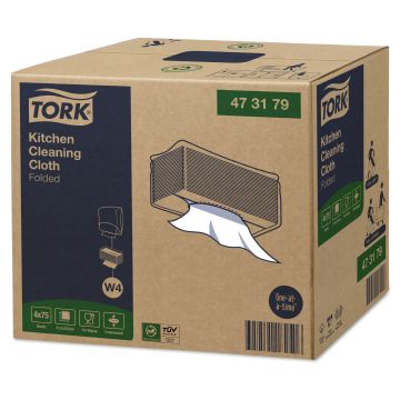 Reinigingsdoek Tork W4 1-laags