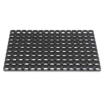 350 Domino Rubberringmat 50 x 80 cm Zwart