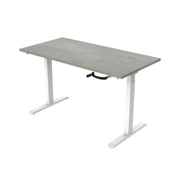 Zit-sta-bureau Slinger 120 x 80 cm Oxyd Blad Witte Poten