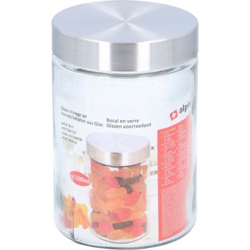 Glazen Voorraadpot 1200 ml