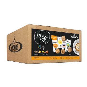 Bakkers Trots Fairtrade Koekjesmix (doos 120 stuks)