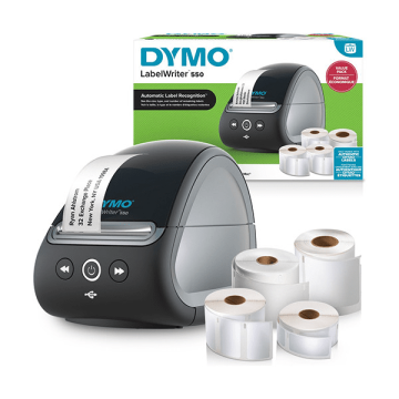 Dymo LabelWriter 550 + 4 rollen labels