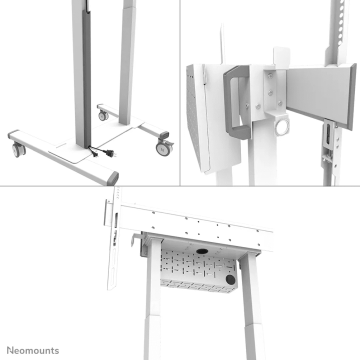 FL55-875WH1 Elektrische TV Vloerstandaard Wit 