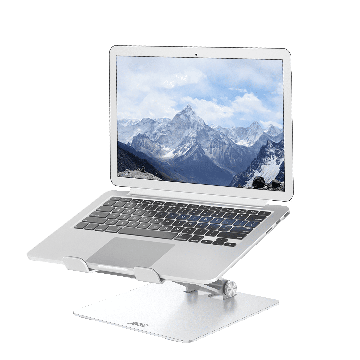 Laptopstandaard Aluminium Licht